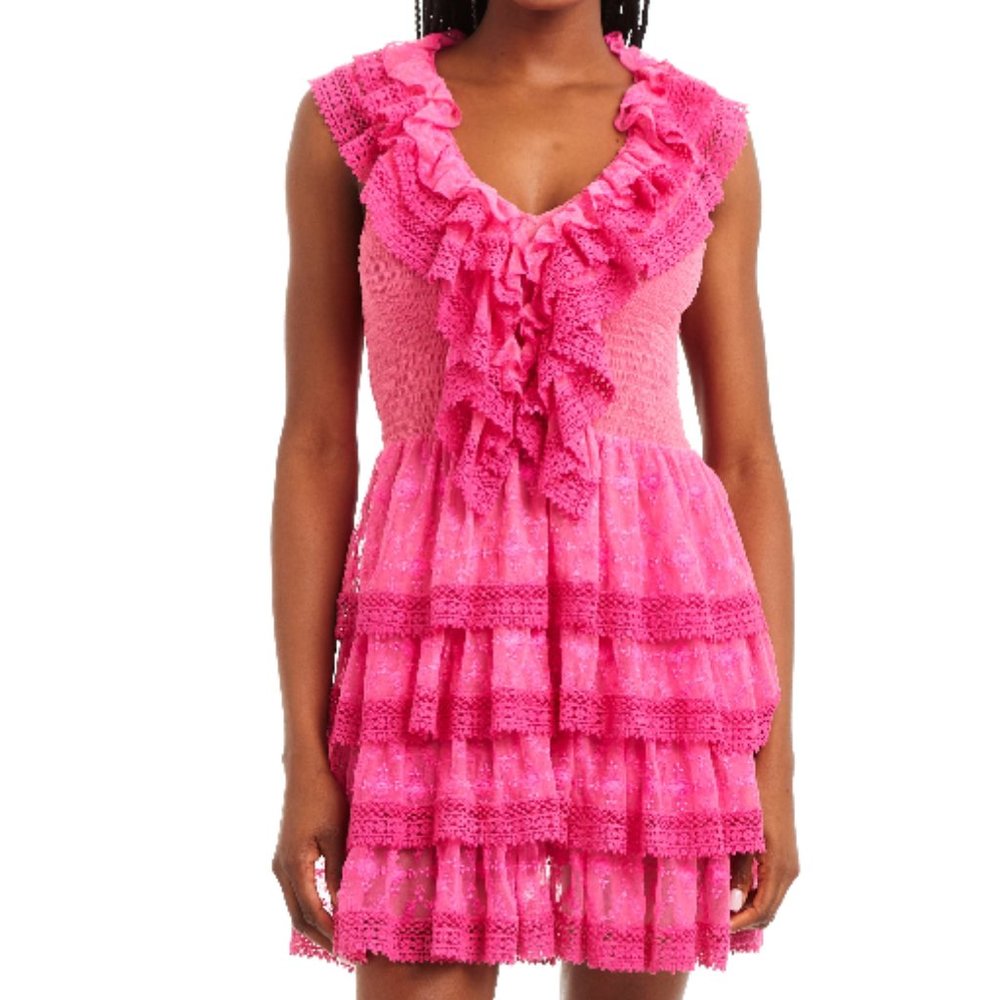 Love the Label Sage dress- hot pink